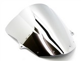 Kawasaki Ninja Zx-6R Zx636 Chrome Double Bubble Windscreen Shield 2009-2013